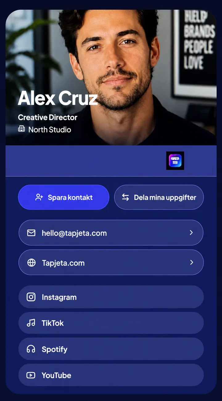 Live demo profile